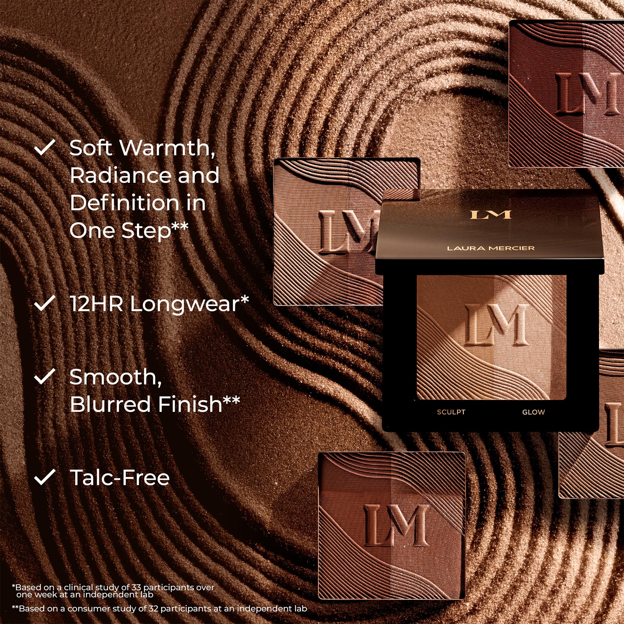 Cinq teintes mats et perles rosées Laura Mercier Bronze Color Infusion pour un éclat subtil