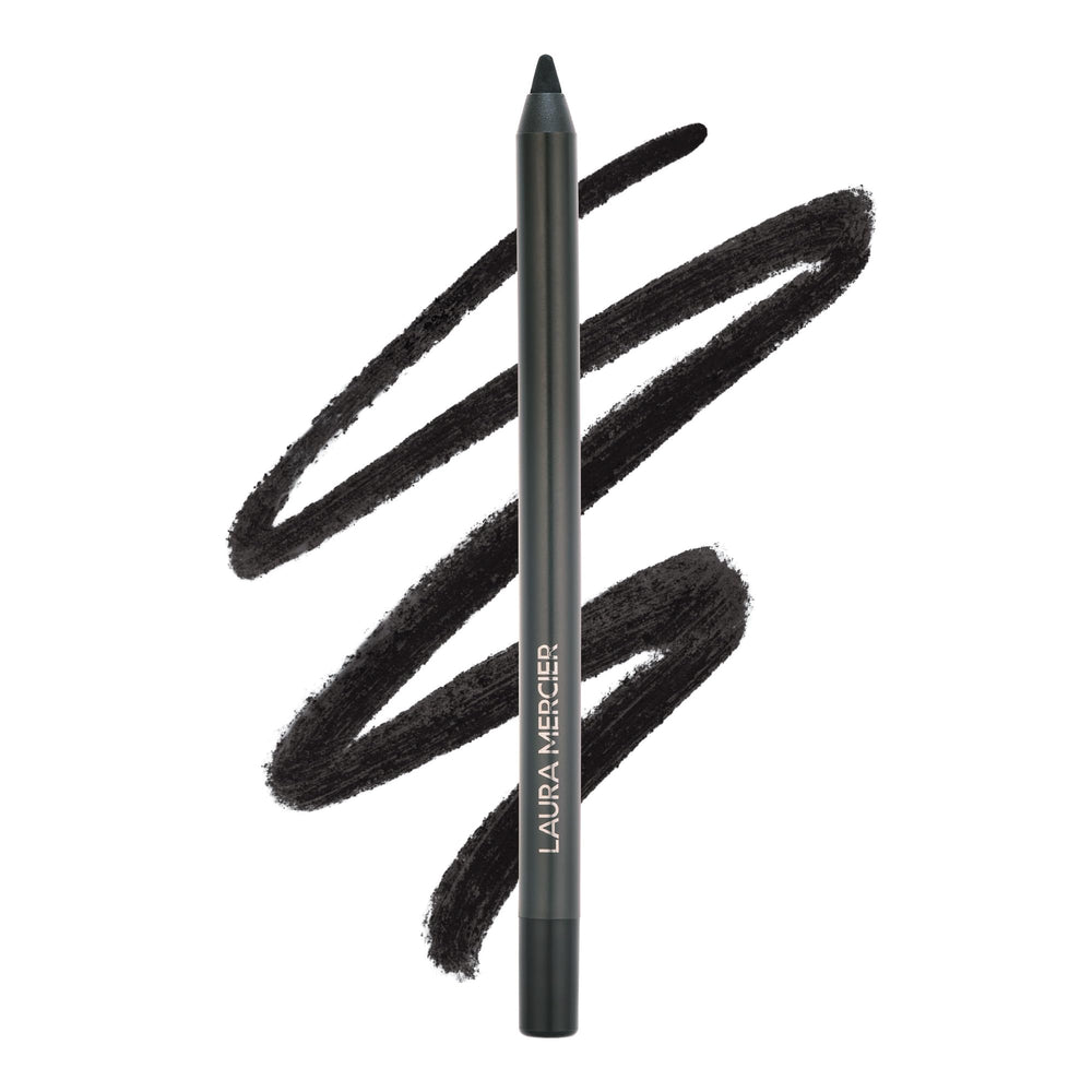 Laura Mercier Caviar Crayon Contour Yeux teinte Tuxedo, application précise sur la ligne des cils