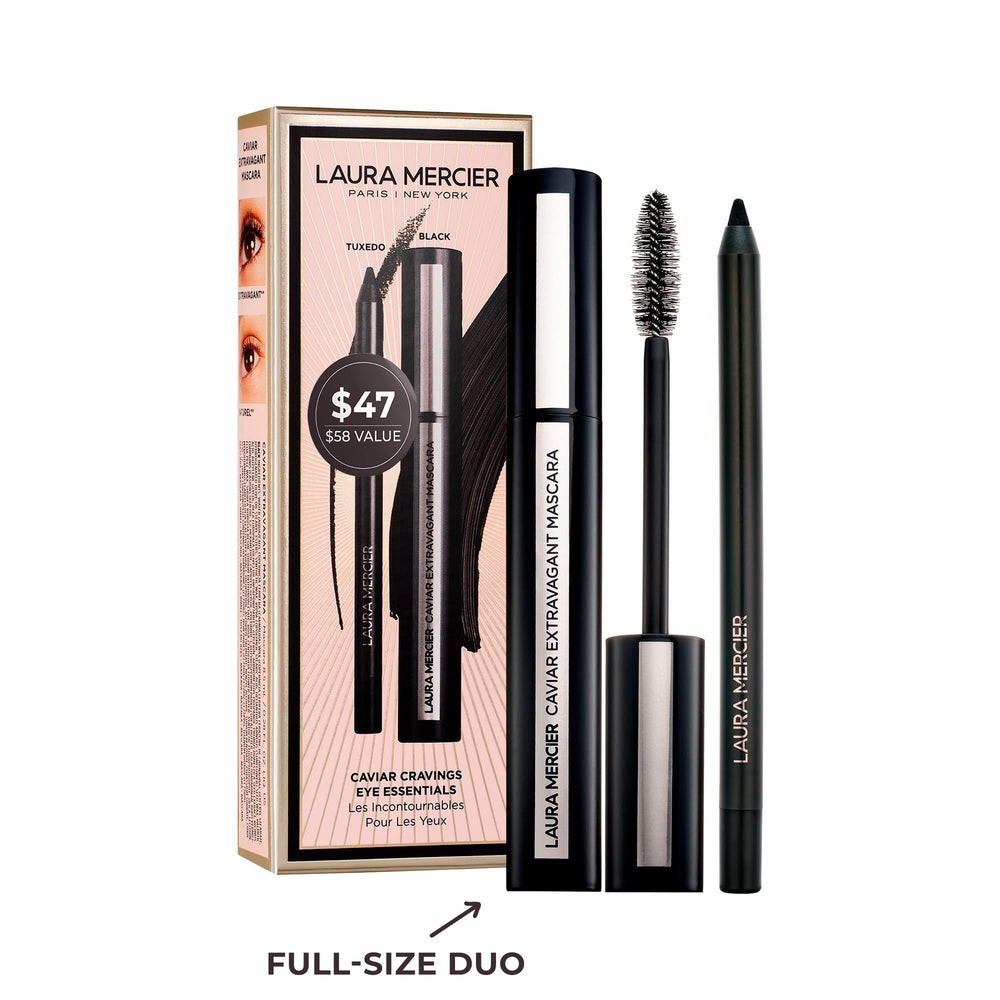Laura Mercier Caviar Extravagant Mascara – cils plus longs et définis.