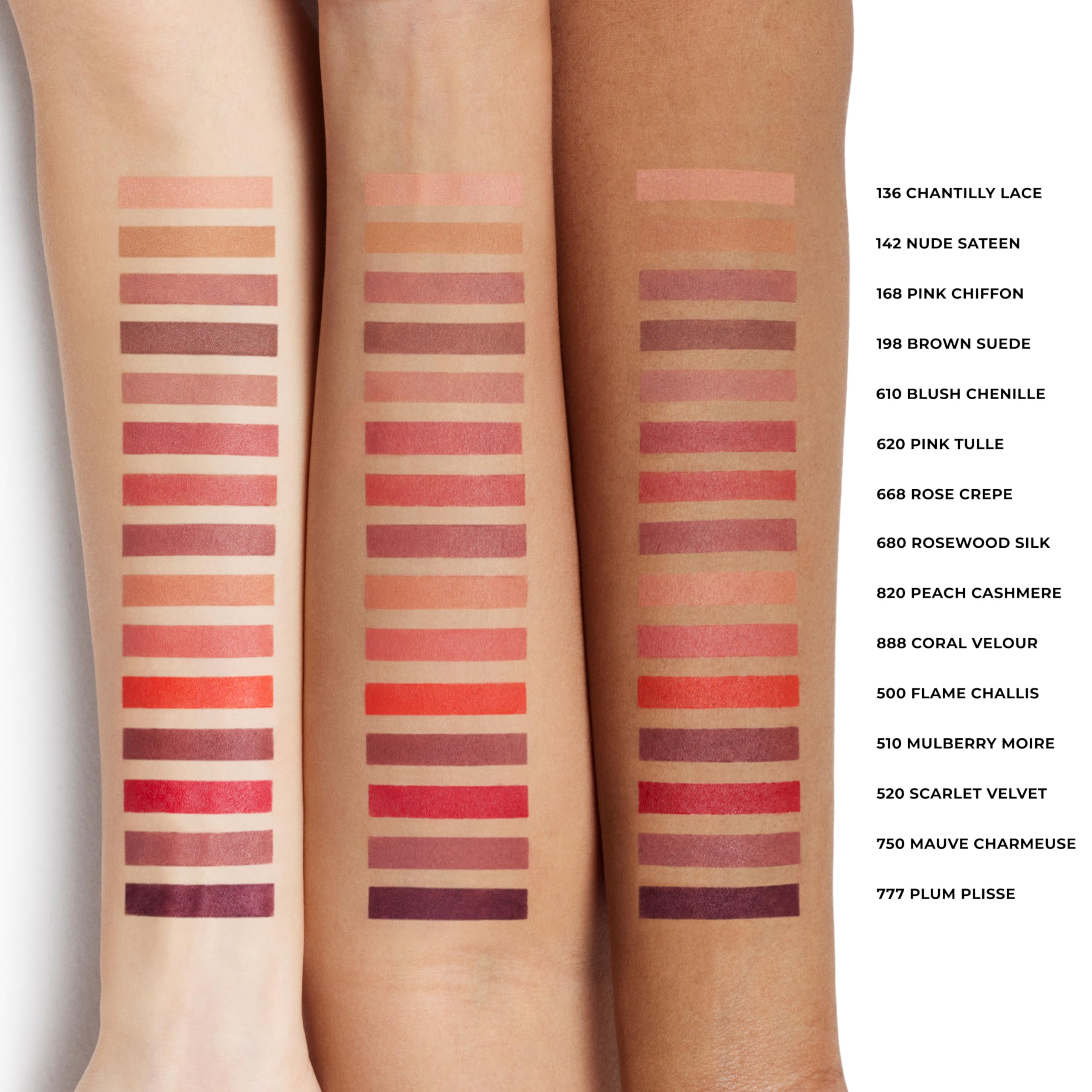 Couleur haute couvrance de Laura Mercier Caviar Smoothing Matte Lipstick Chantilly Lace