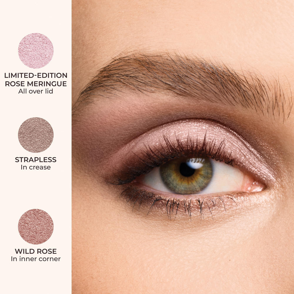 Texture crème dense du Caviar Stick sur paupière pour une couleur riche.