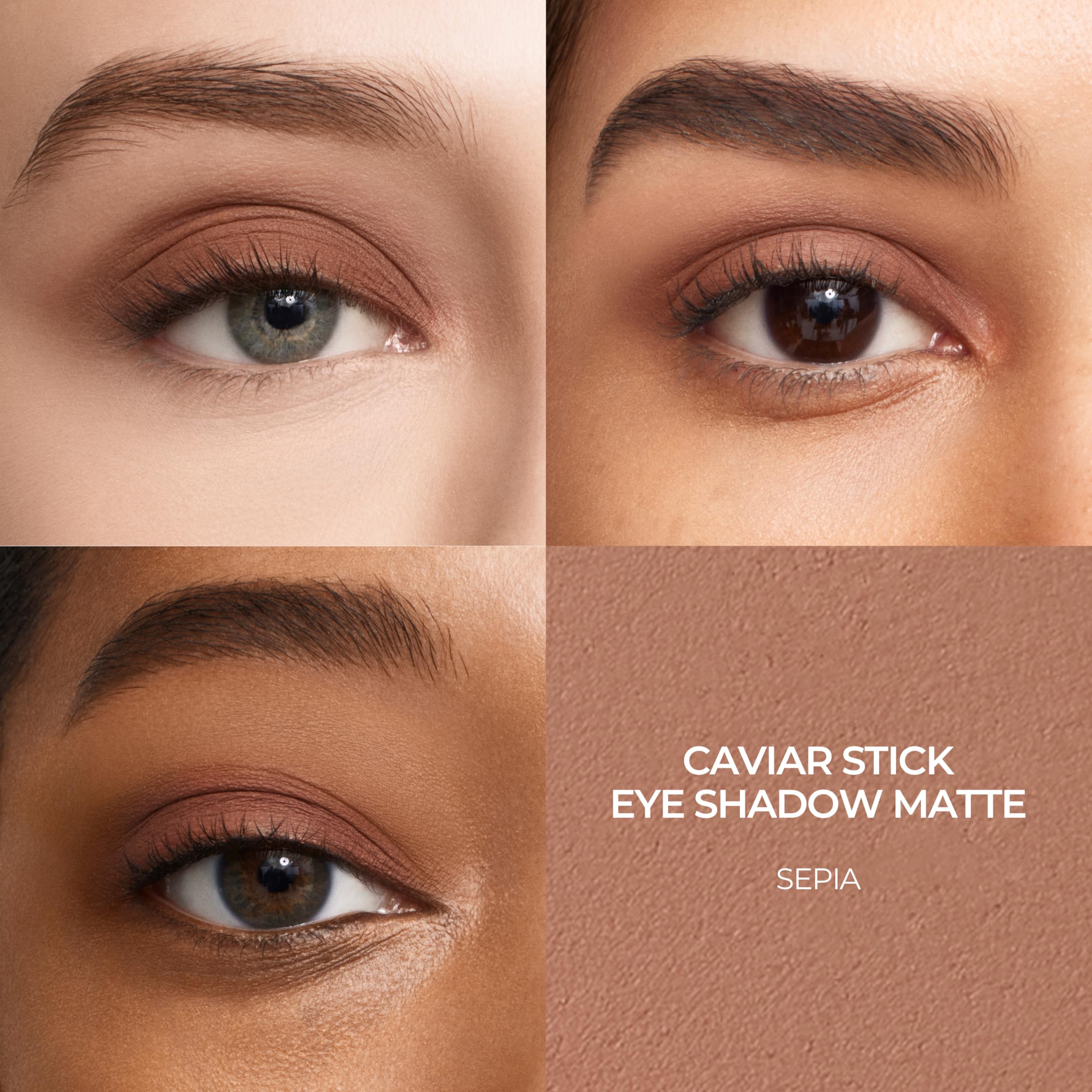 Laura Mercier Caviar Stick Sepia – pigment riche pour regard intense.