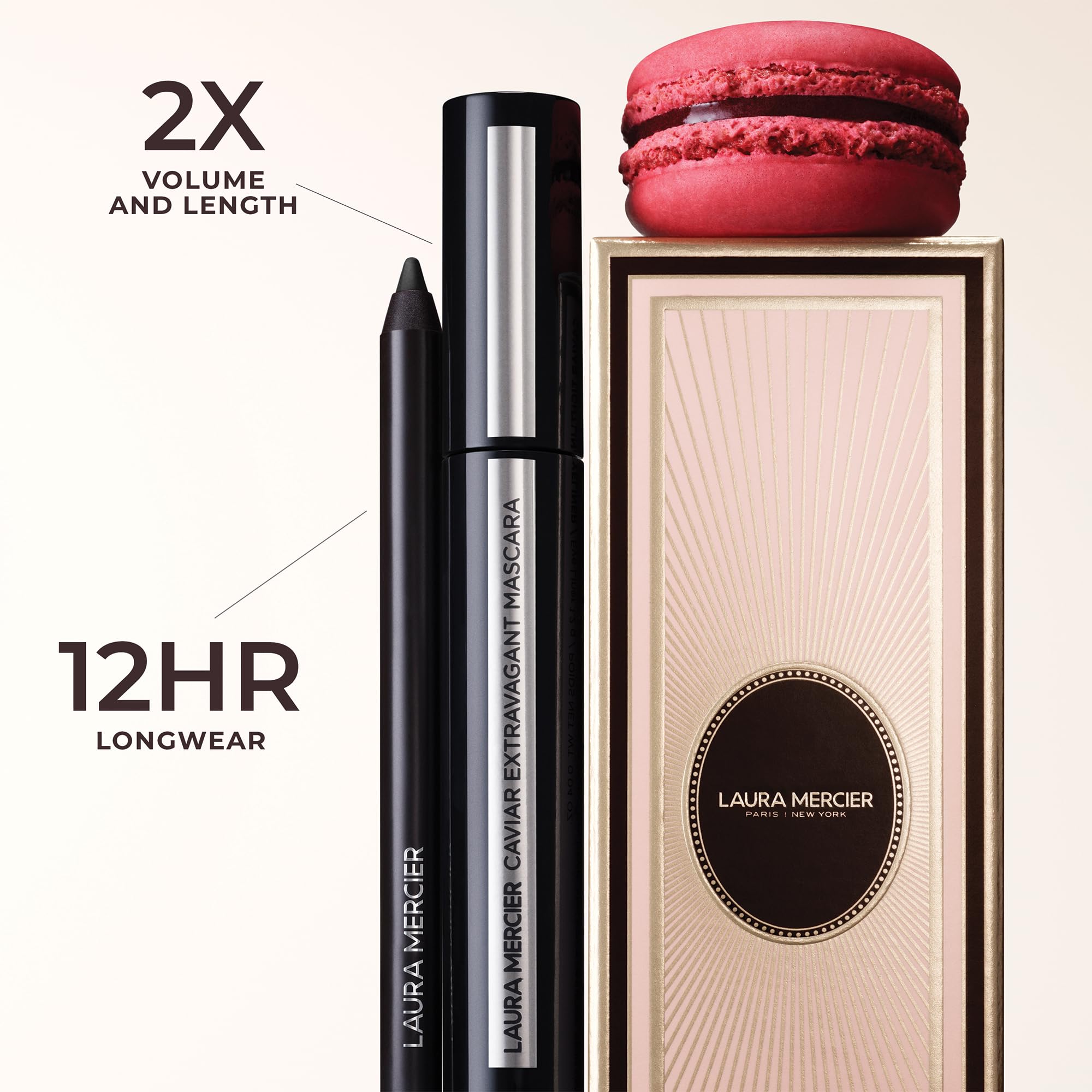 Coffret Laura Mercier Caviar Cravings – emballage élégant prêt à offrir.