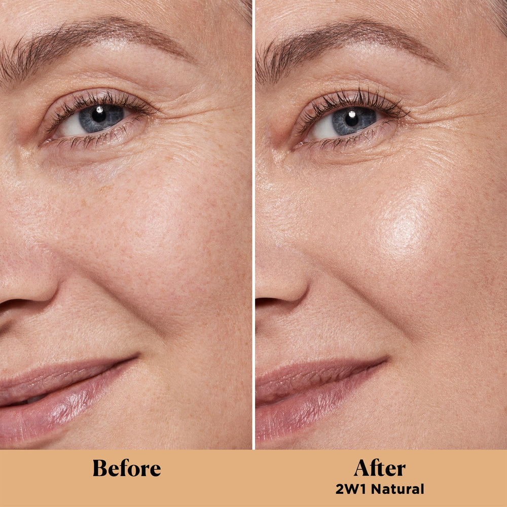 Nuance satinée de Laura Mercier Light Revealer pour un teint homogène.