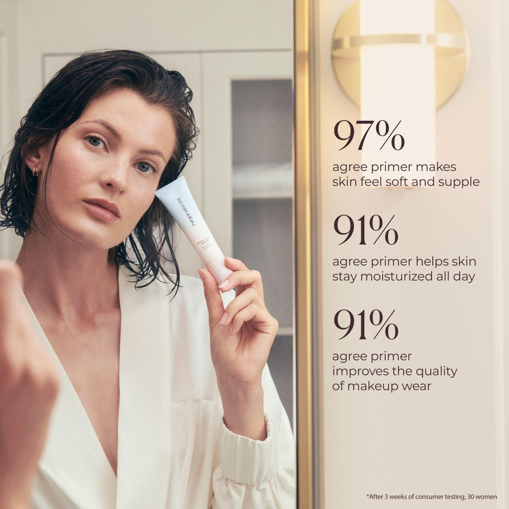 Glycérine intégrée dans Laura Mercier pour attirer et retenir l'hydratation.