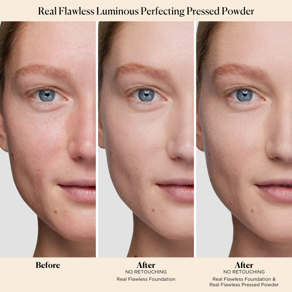 Texture crèmeuse de Laura Mercier Poudre Finissante qui fond sur la peau