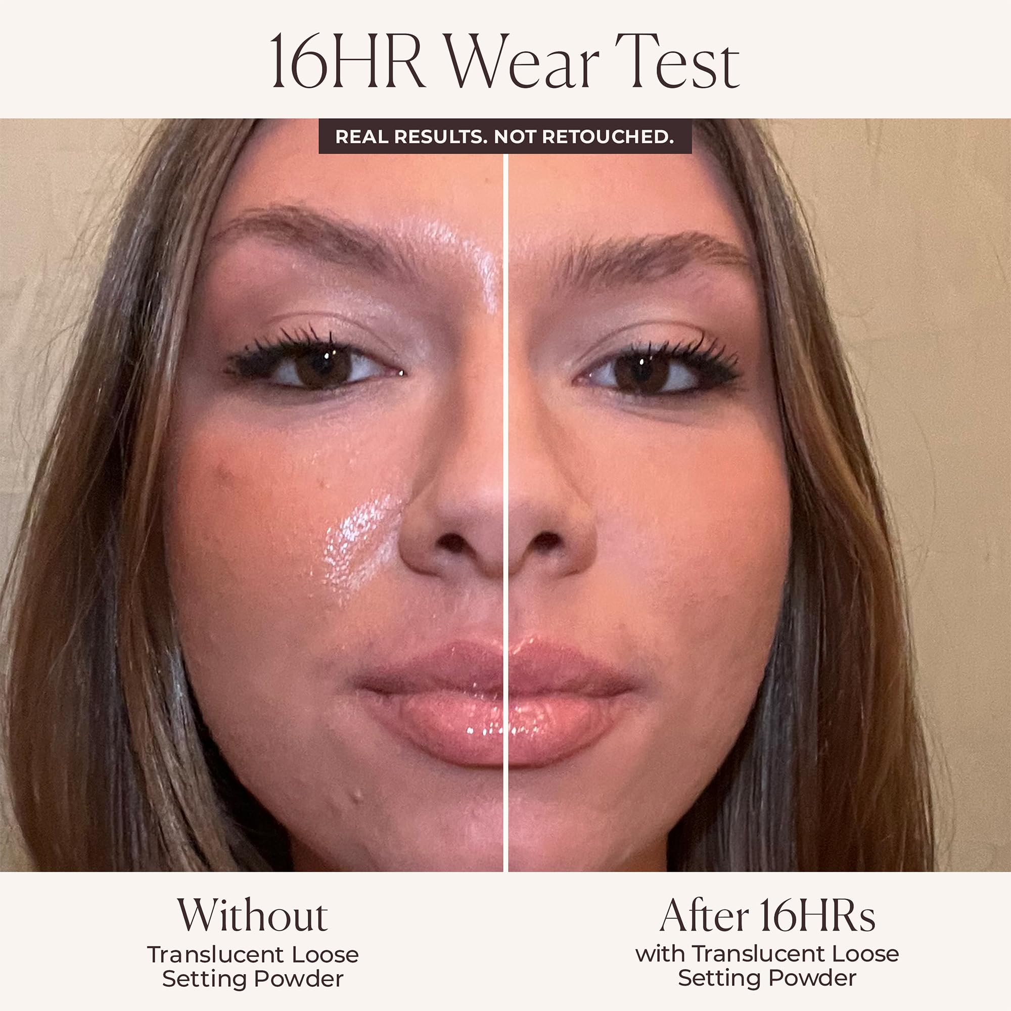 Laura Mercier application pression et roulage pour une application uniforme.