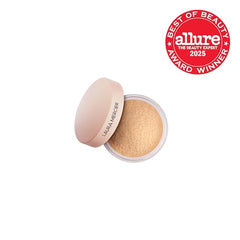 Laura Mercier Poudre libre sans talc, mini teinte Honey, contrôle brillance.