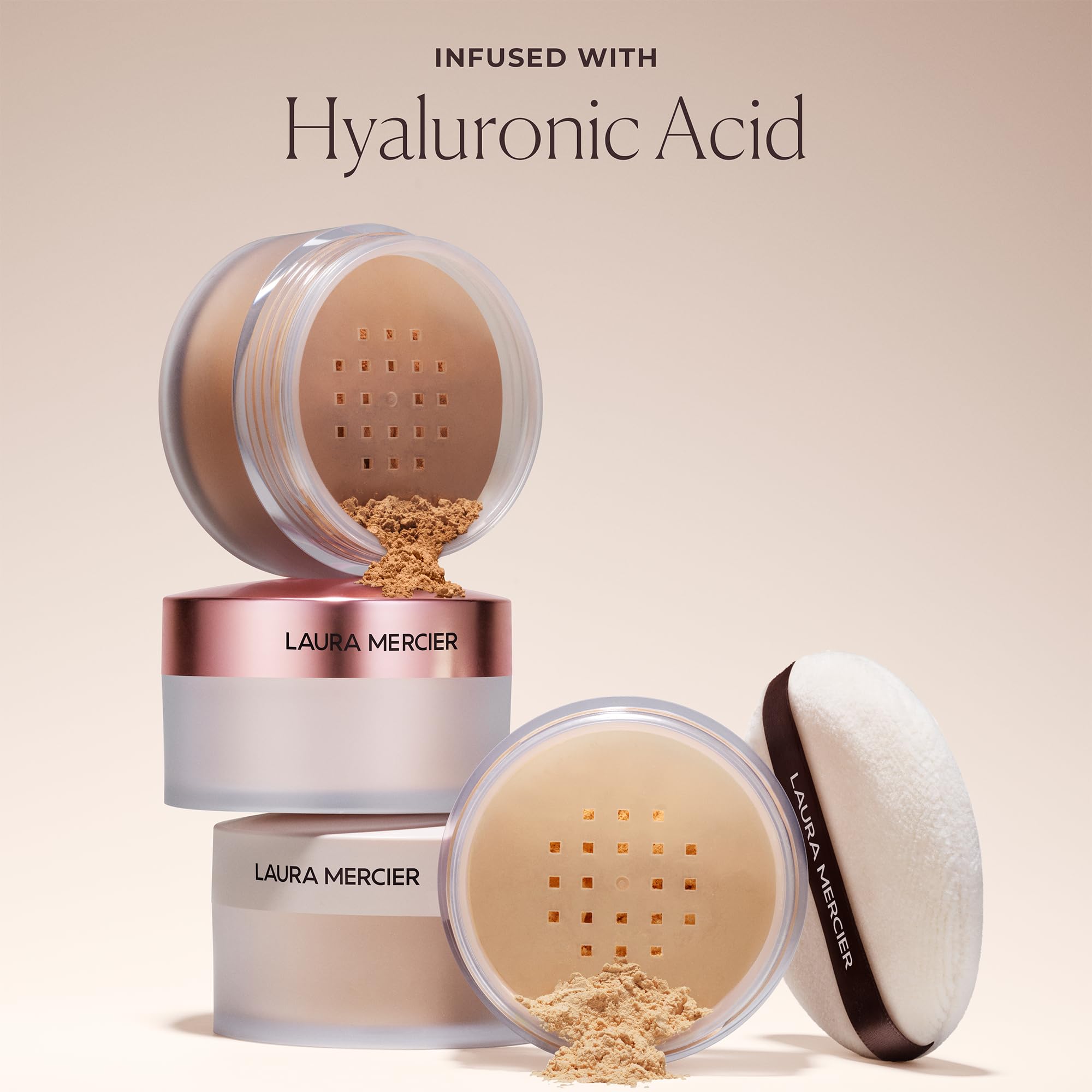 Laura Mercier Poudre Libre Ultra-Blur translucide—fini naturel sans flashback à la lumière du jour.