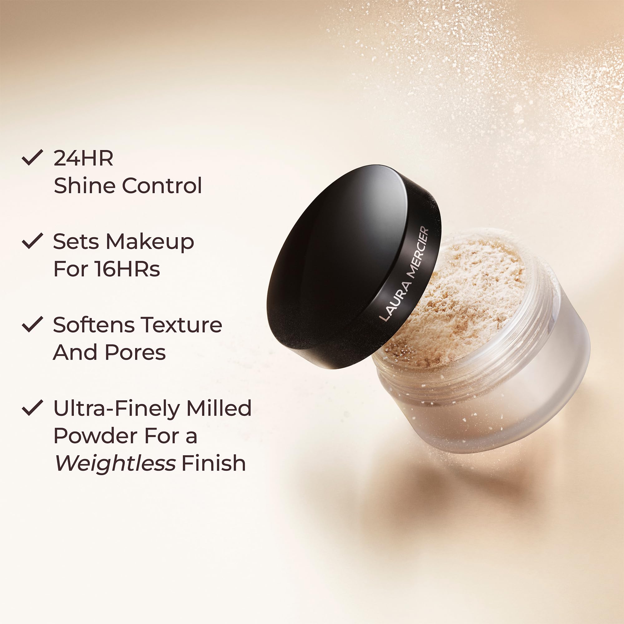 Laura Mercier poudre translucide teinte naturelle adaptée à presque toutes les carnations.