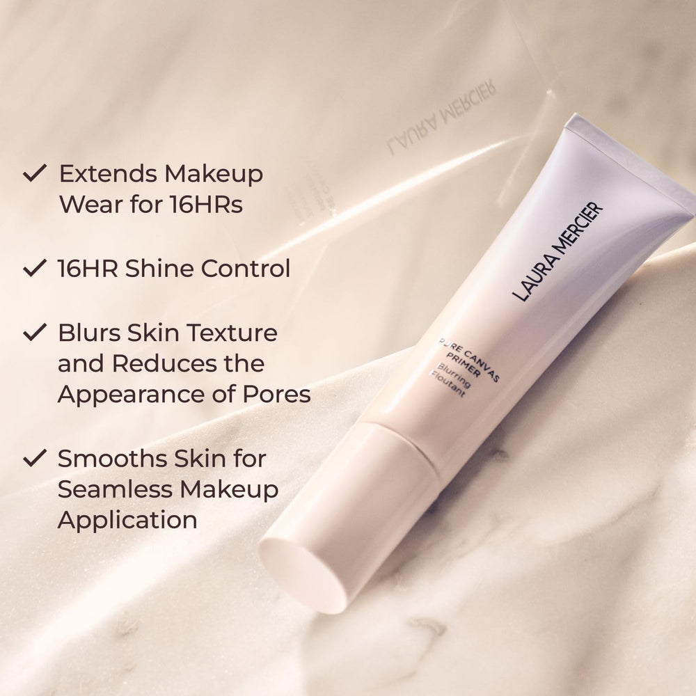 Laura Mercier Pure Canvas Primer diffusion lumineuse par les billes multi-tailles pour estomper les imperfections.