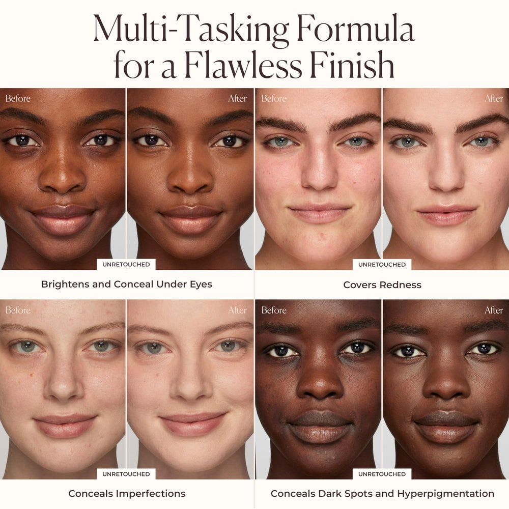 Laura Mercier Real Flawless – couvrance moyenne et modulable: ajustement selon les besoins.