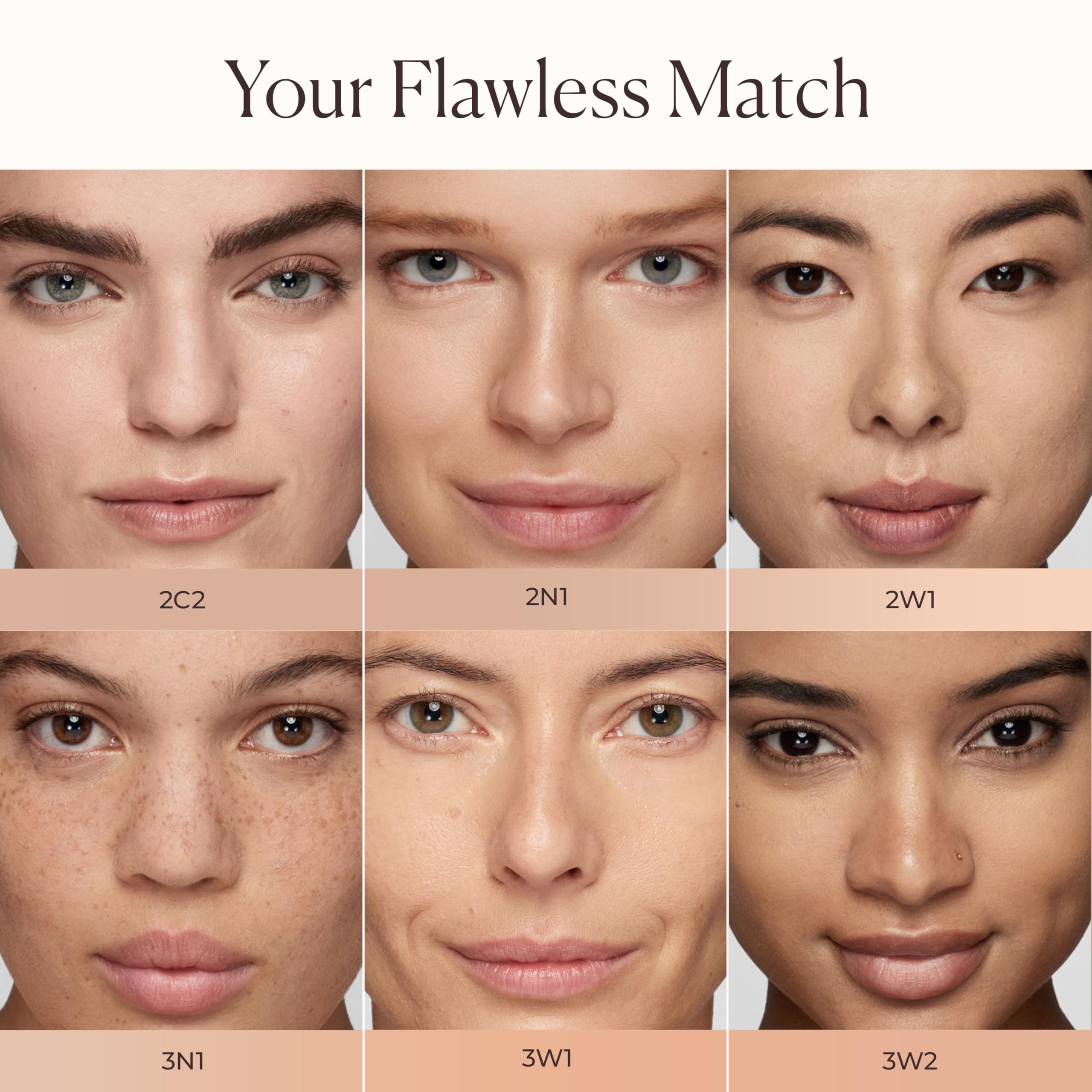 Laura Mercier Real Flawless – teinte 2W1 chaude: correspond parfaitement au teint.