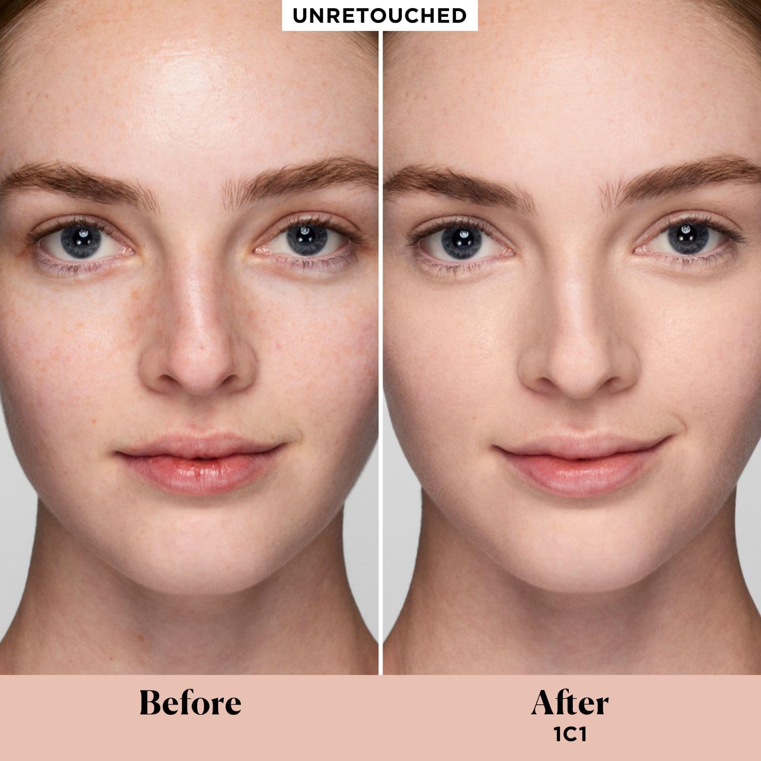 Nuance teinte 1C1 Claire de Laura Mercier Real Flawless.