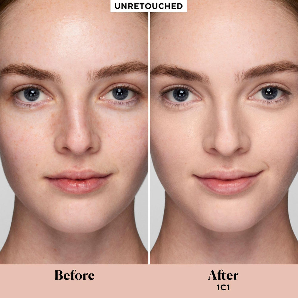 Nuance teinte 1C1 Claire de Laura Mercier Real Flawless.