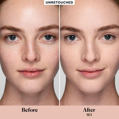 Nuance teinte 1C1 Claire de Laura Mercier Real Flawless.
