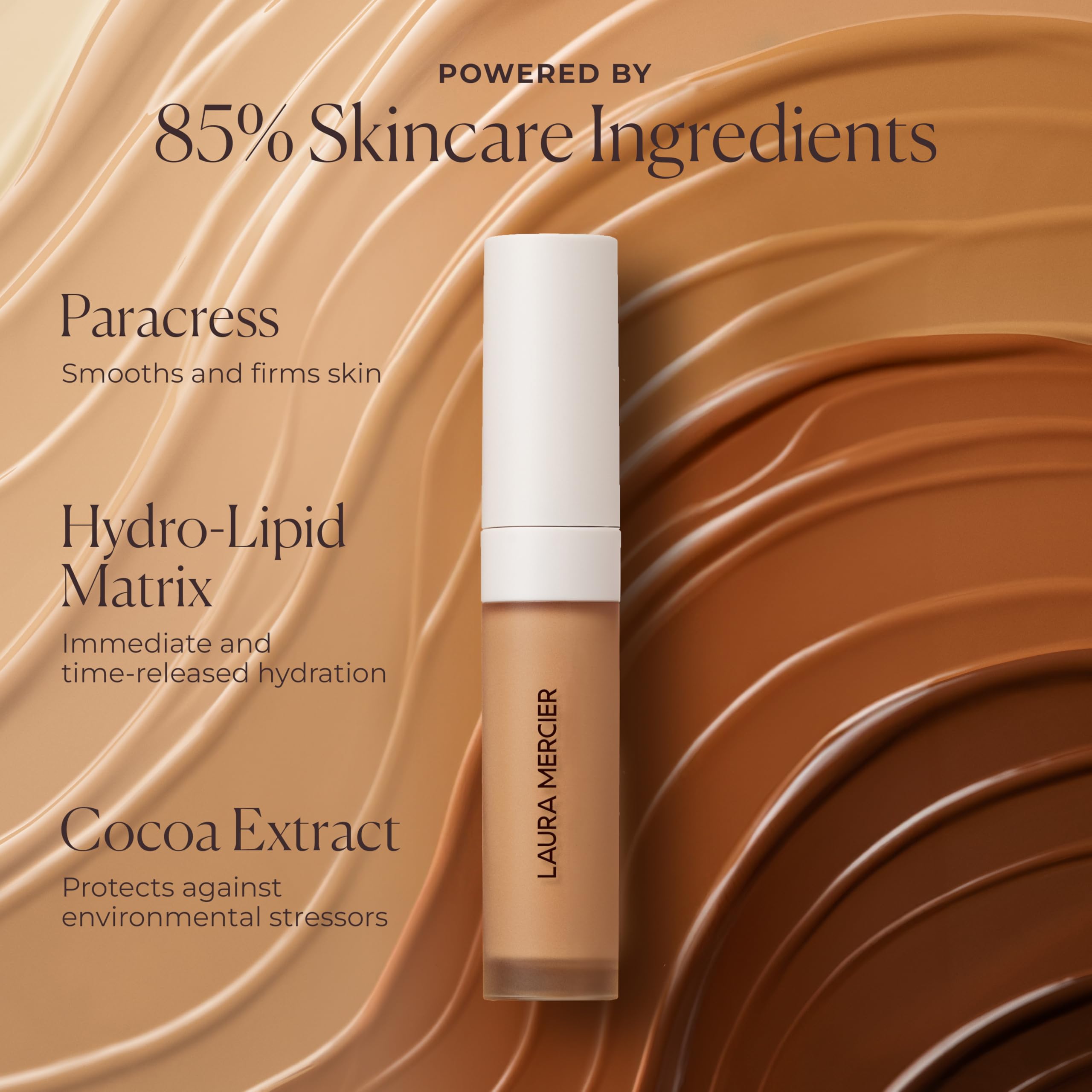 Usage quotidien rapide avec Laura Mercier Real Flawless pour un regard frais.