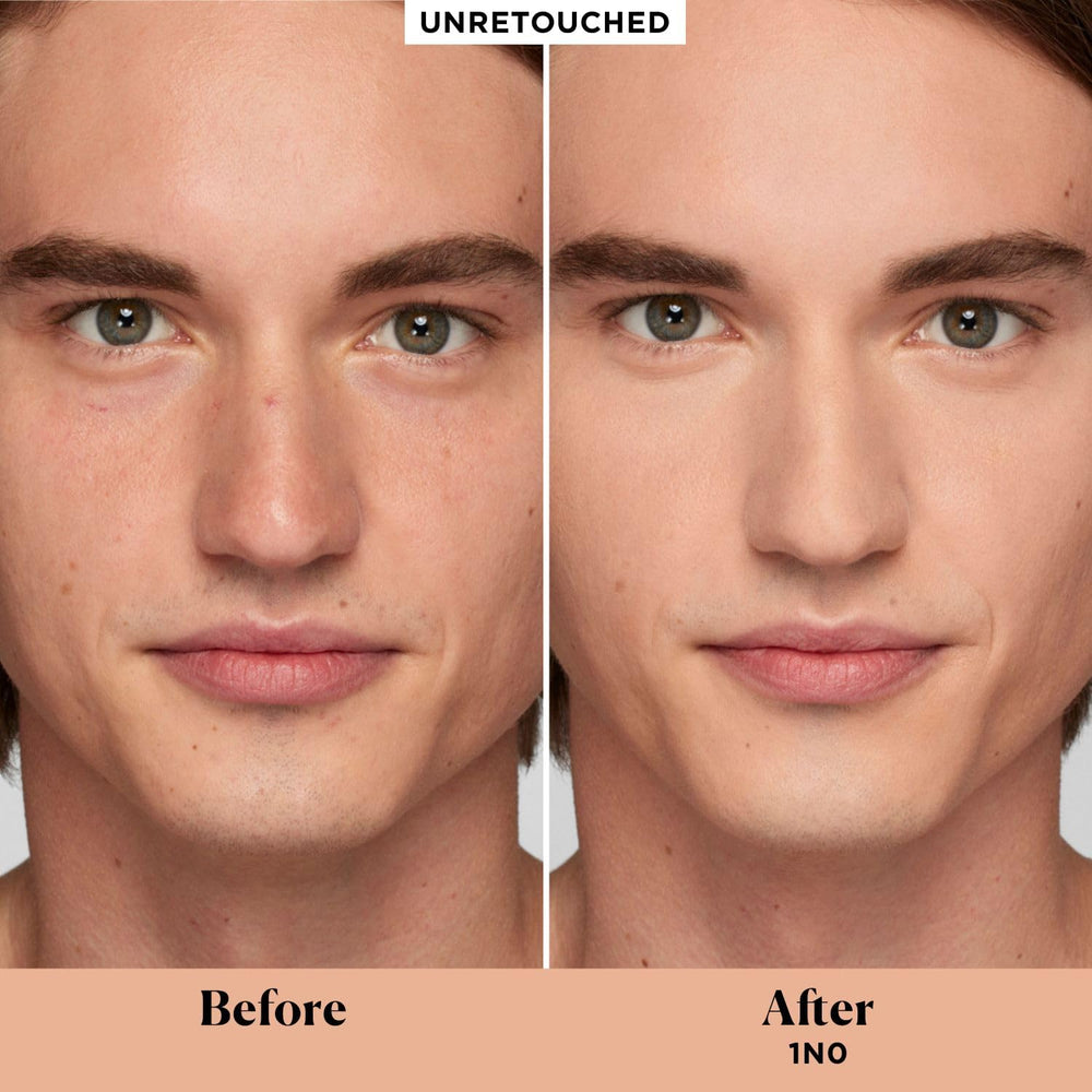 Laura Mercier Real Flawless, texture légère unifie le teint sans effort.