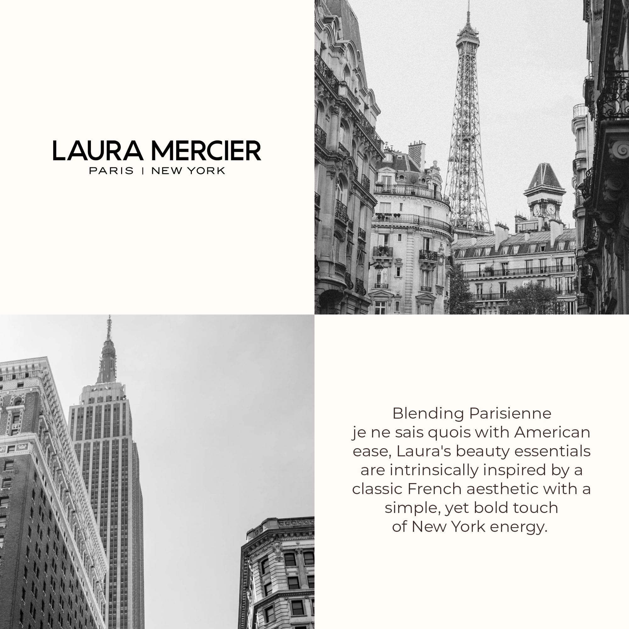 Laura Mercier retouches rapides: maquillage uniforme et durable pendant la journée.