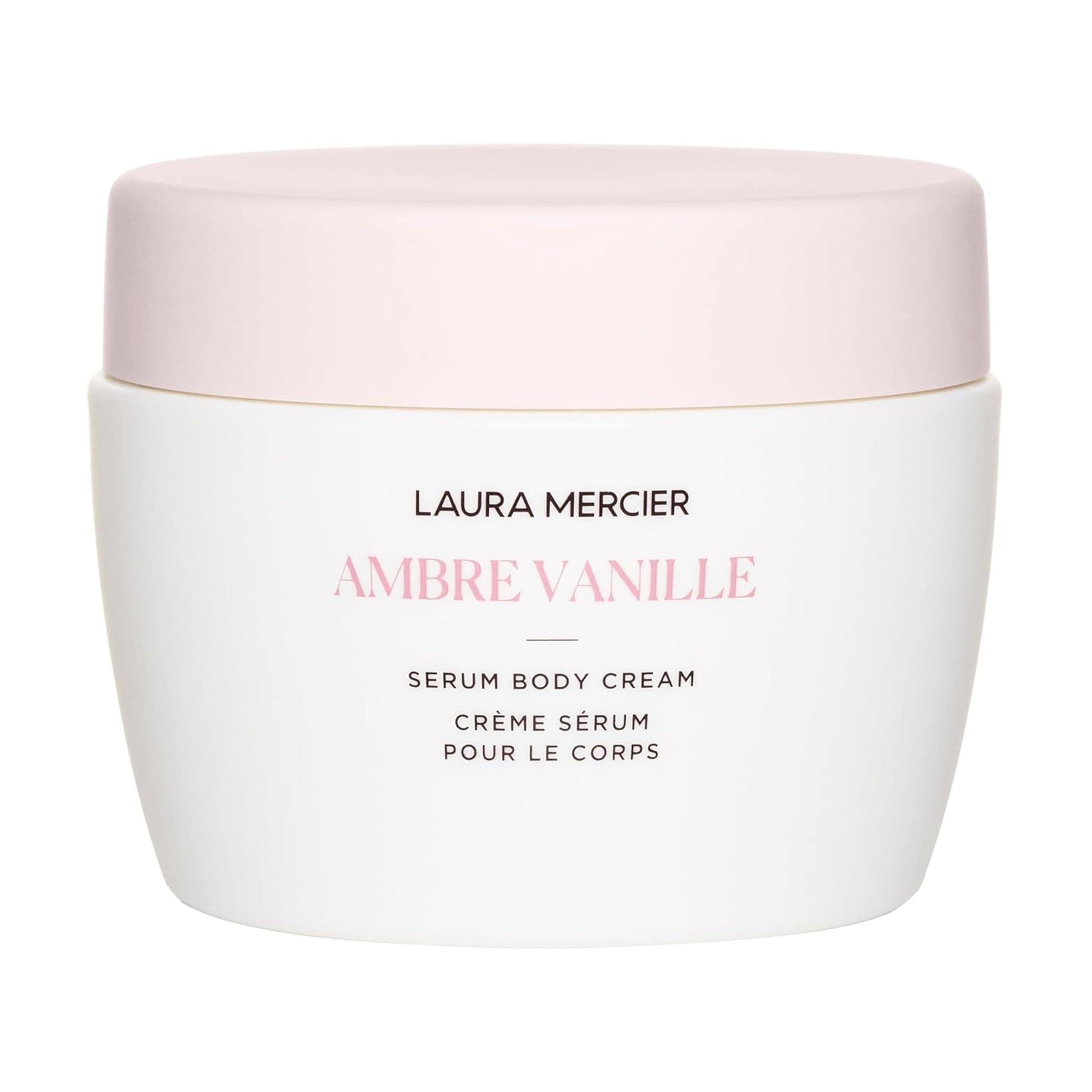 Laura Mercier Serum Body Cream, bouteille hydratation longue durée et peau plus douce.