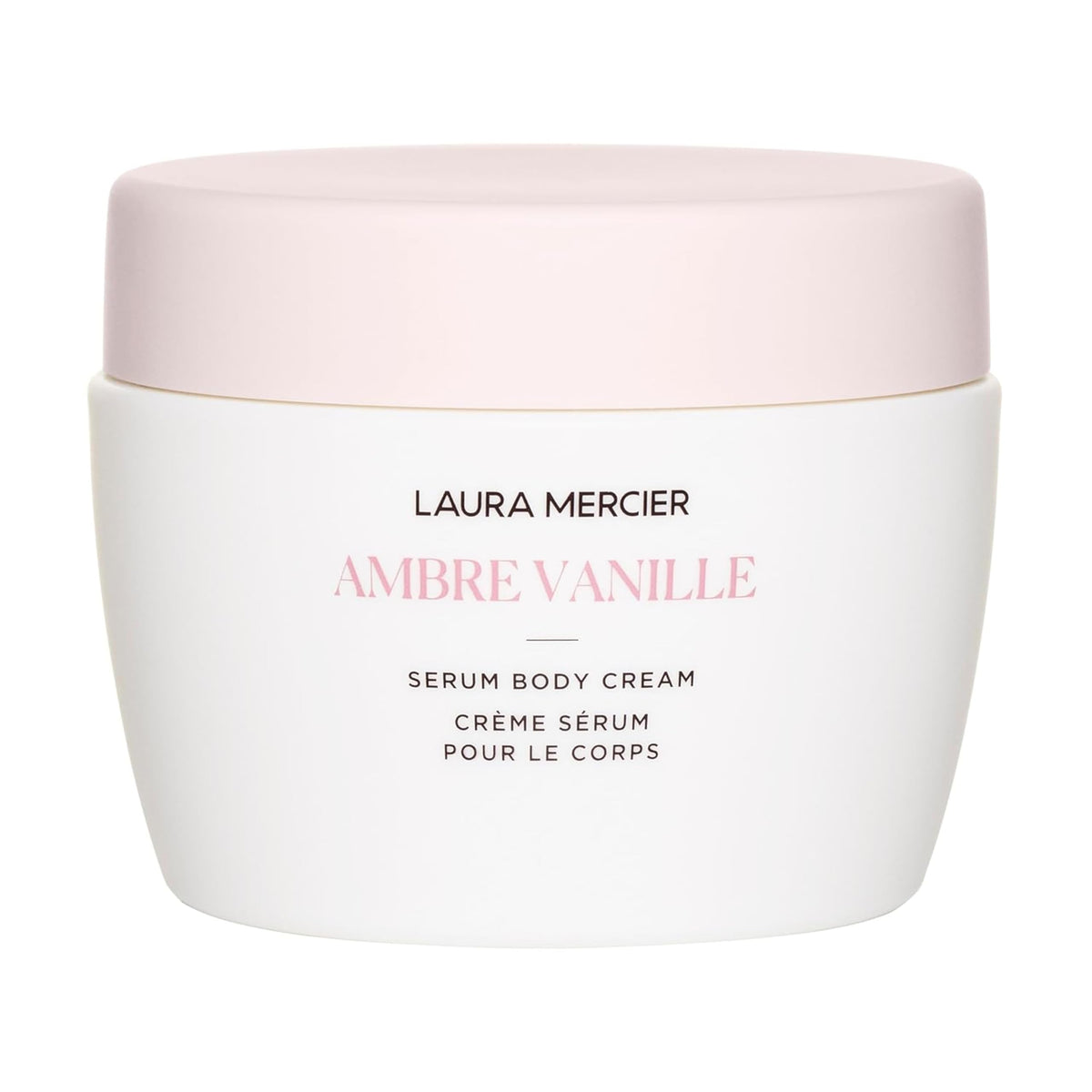 Laura Mercier Serum Body Cream, bouteille hydratation longue durée et peau plus douce.