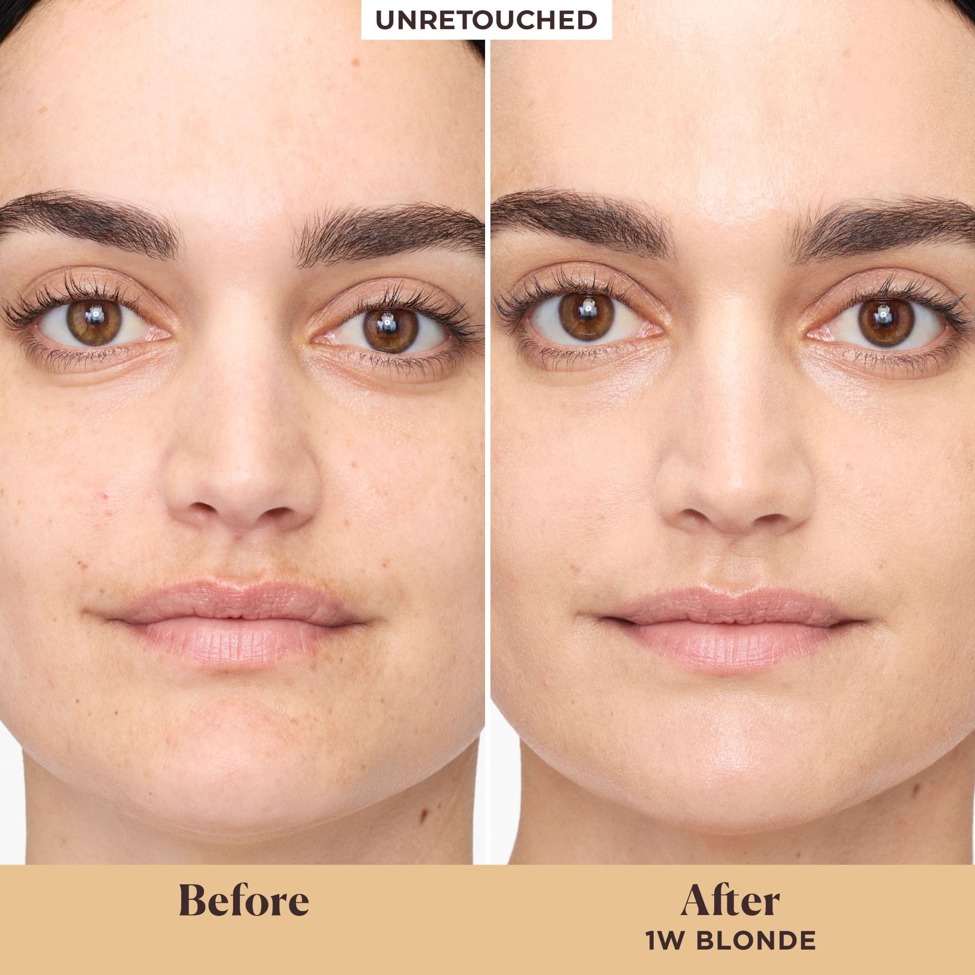Laura Mercier crème teintée, application douce, rendu uniforme sans effet lourd.