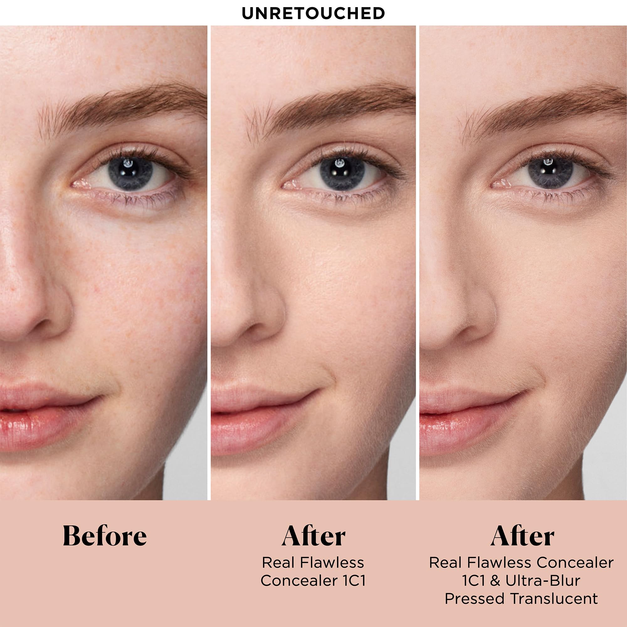 Laura Mercier Ultra-Blur avec puff, application rapide et pratique en déplacement.