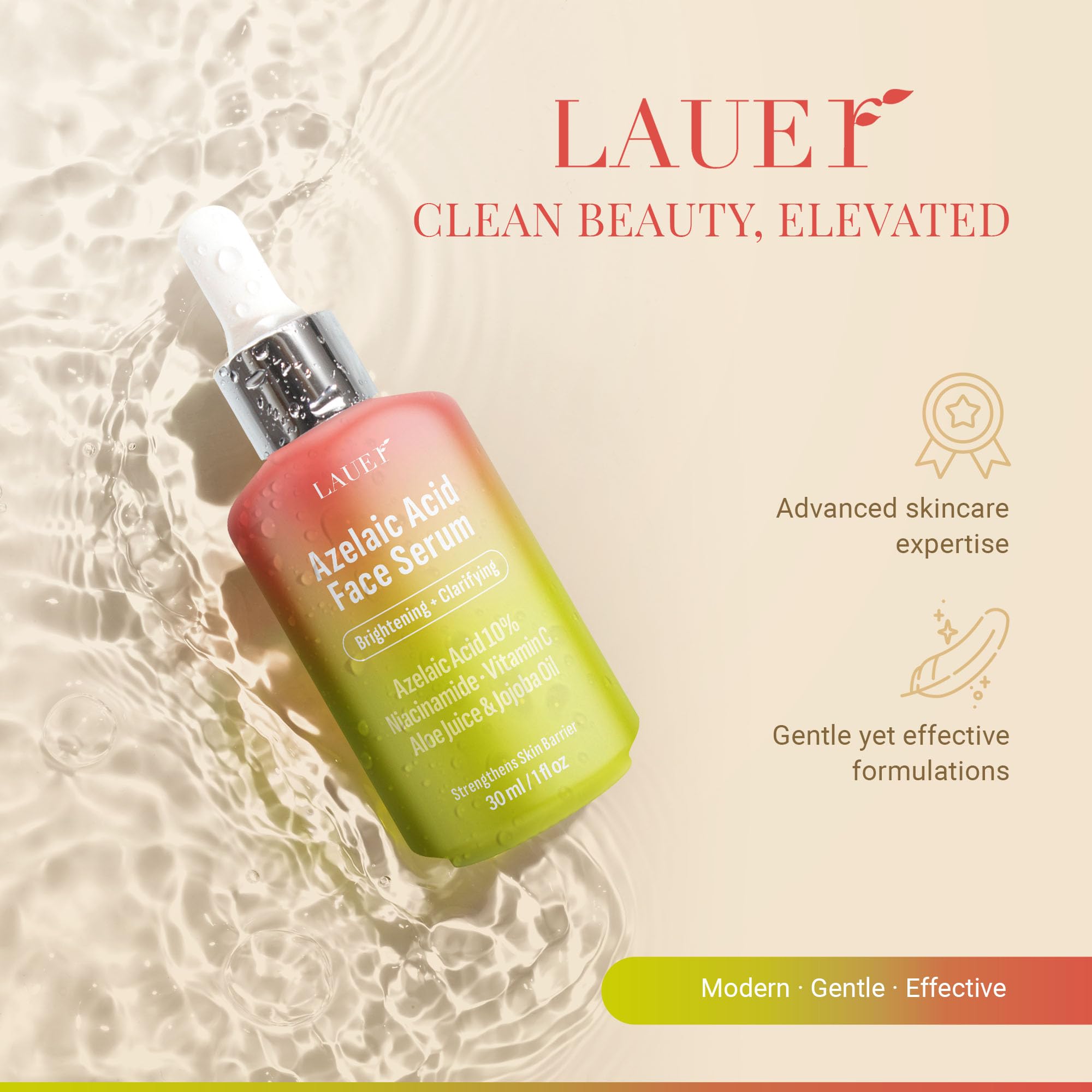 Zinc PCA et huile de jojoba renforçant la barrière avec LAUER COSMETIC