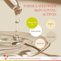 Texture légère du sérum LAUER COSMETIC prête à hydrater sans gras