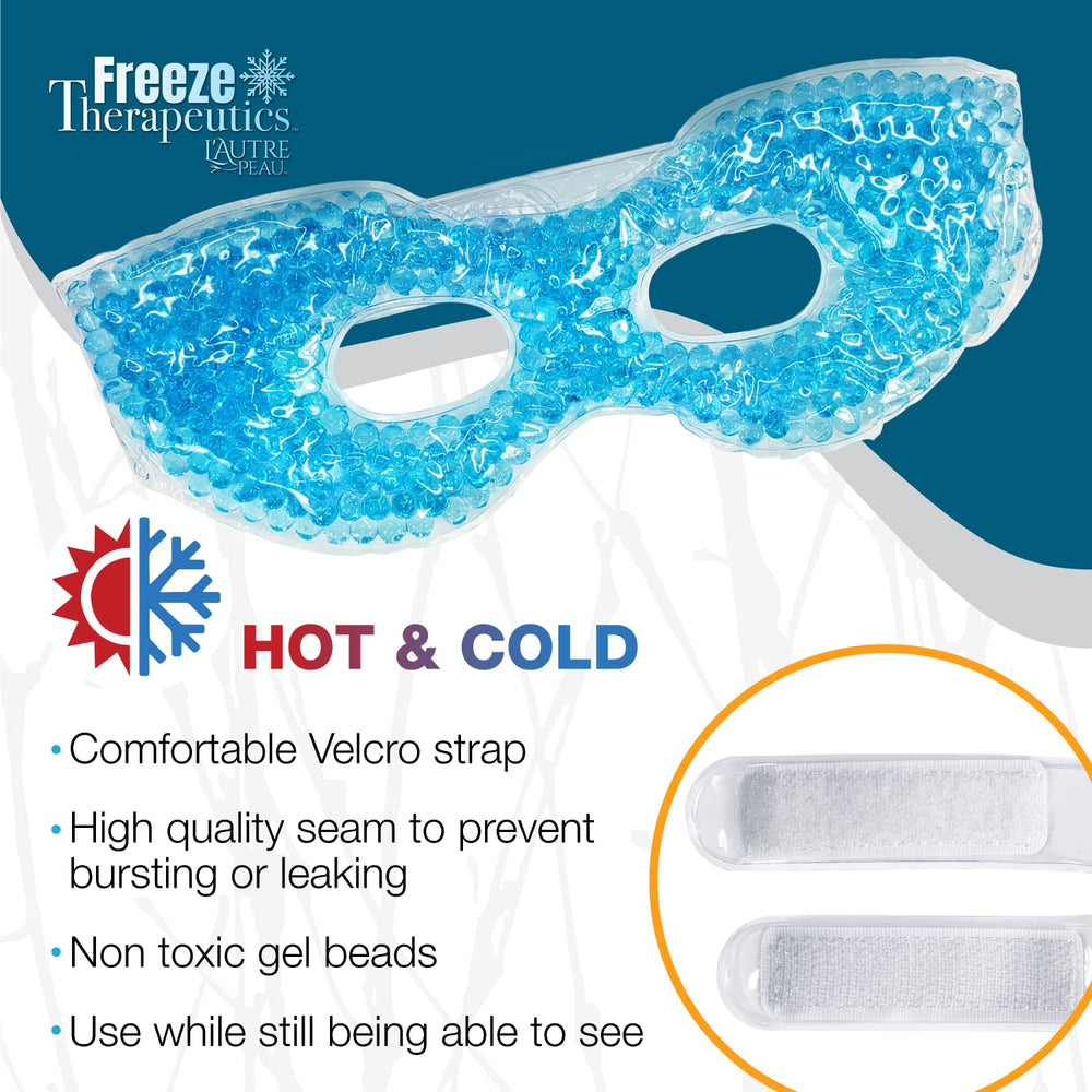 Masque réutilisable L'Autre Peau, thérapie mixte chaud/froid pour relaxation ciblée.