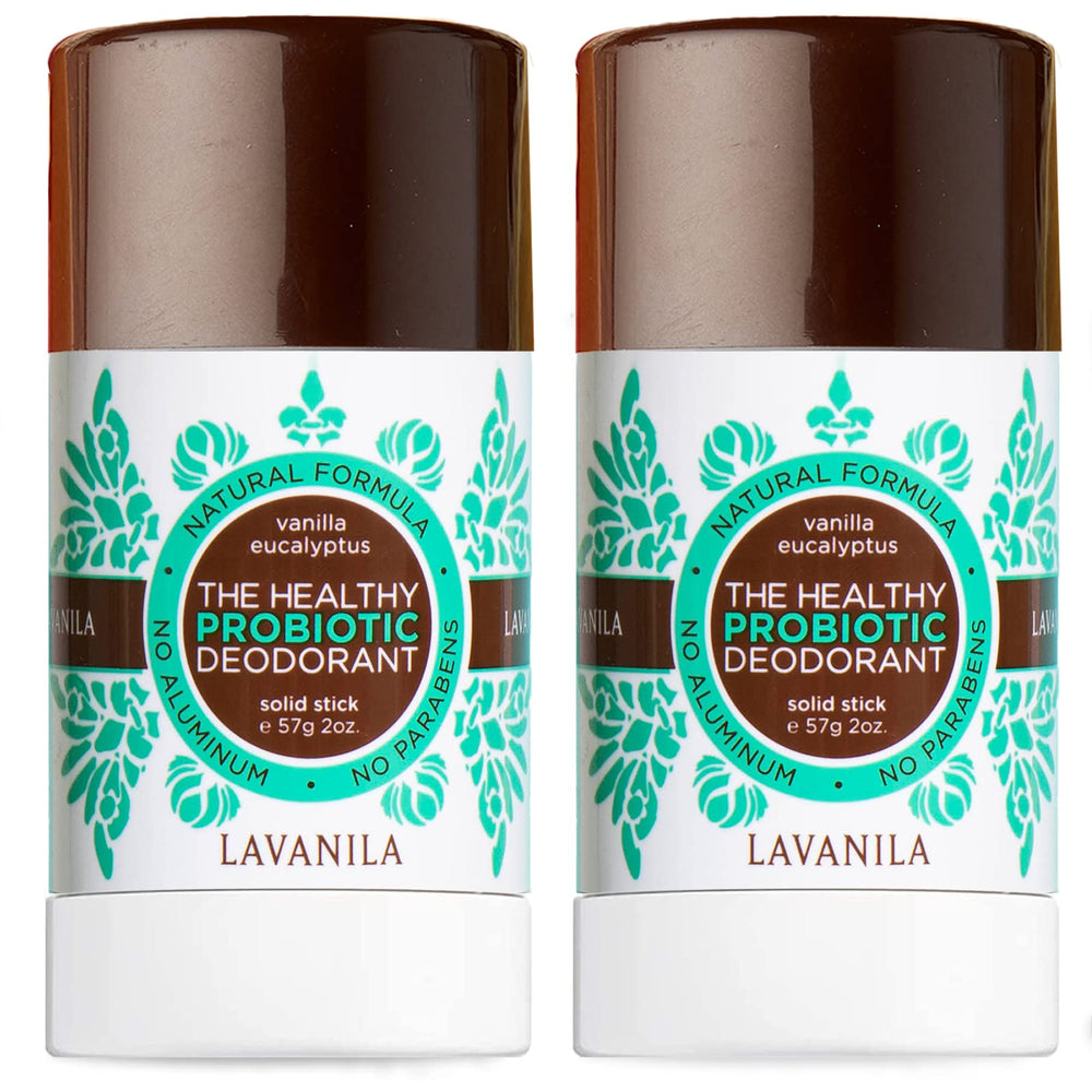 Ensemble 2-pack Lavanila vanille-eucalyptus pour la maison et les voyages.