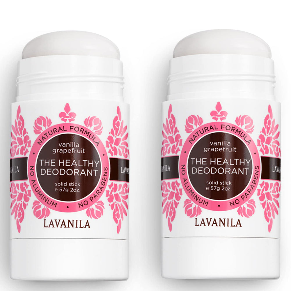 Bâton solide sans aluminium prêt à l’emploi, Lavanila Vanilla Grapefruit.