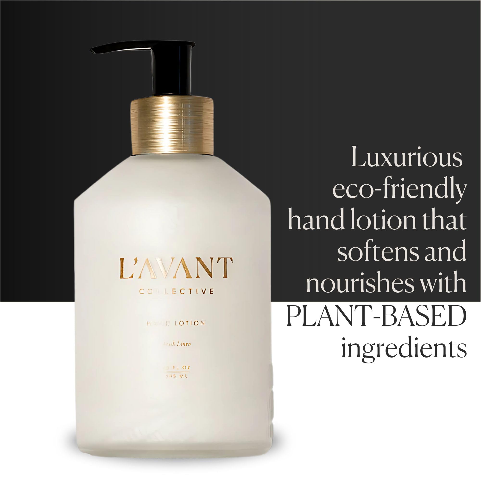 L'AVANT Collective Luxury Hand Lotion – absorption rapide sans gras sur la peau.