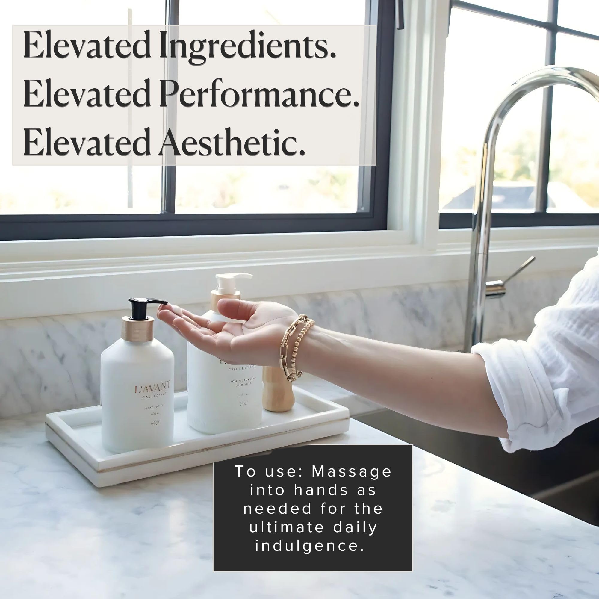 L'AVANT Collective Luxury Hand Lotion – soin des cuticules et des ongles en douceur.