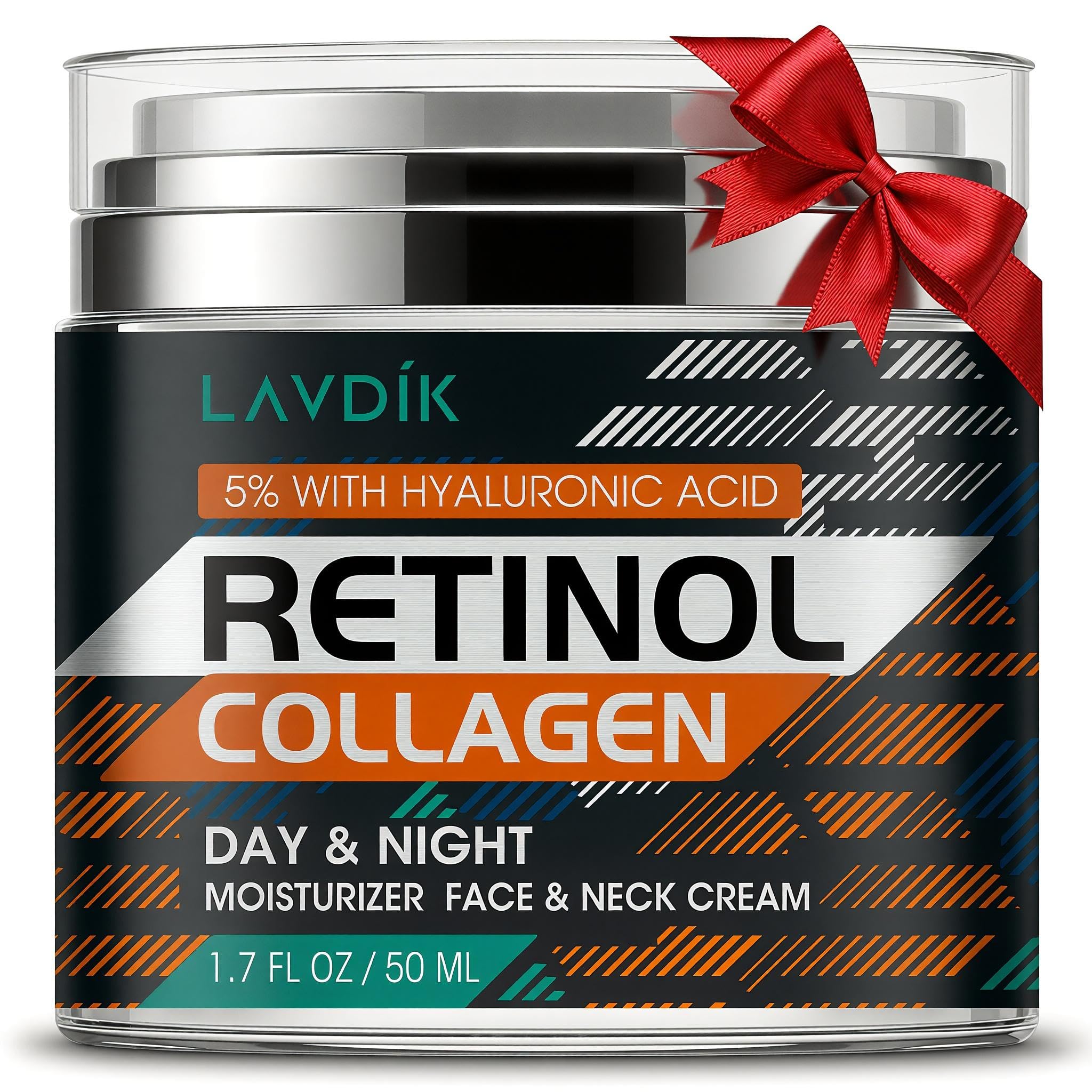 Bouteille Lavdik crème rétinol visage favorisant l'hydratation.