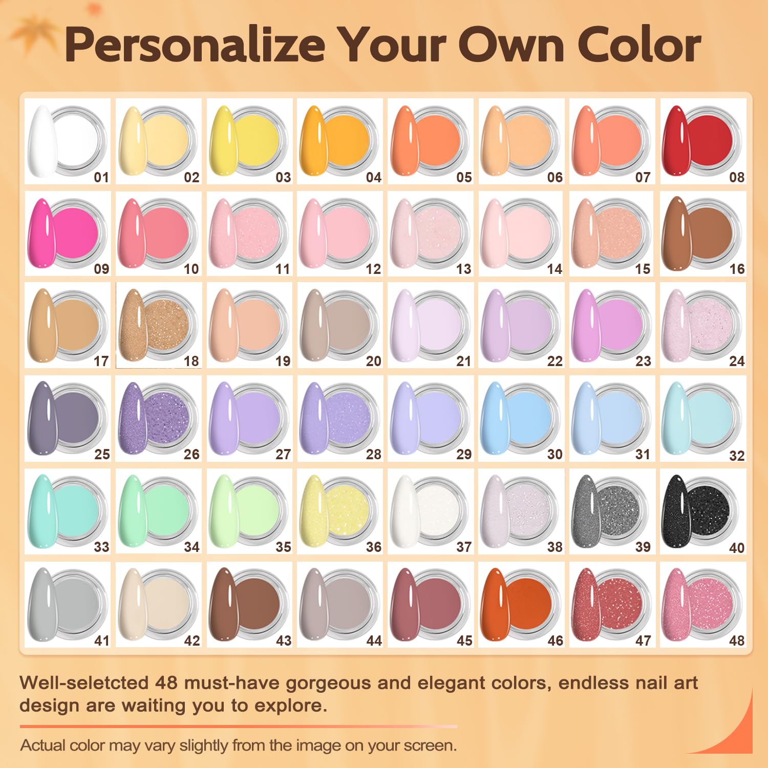 Palette Lavender Violets 48 couleurs pour styles variés