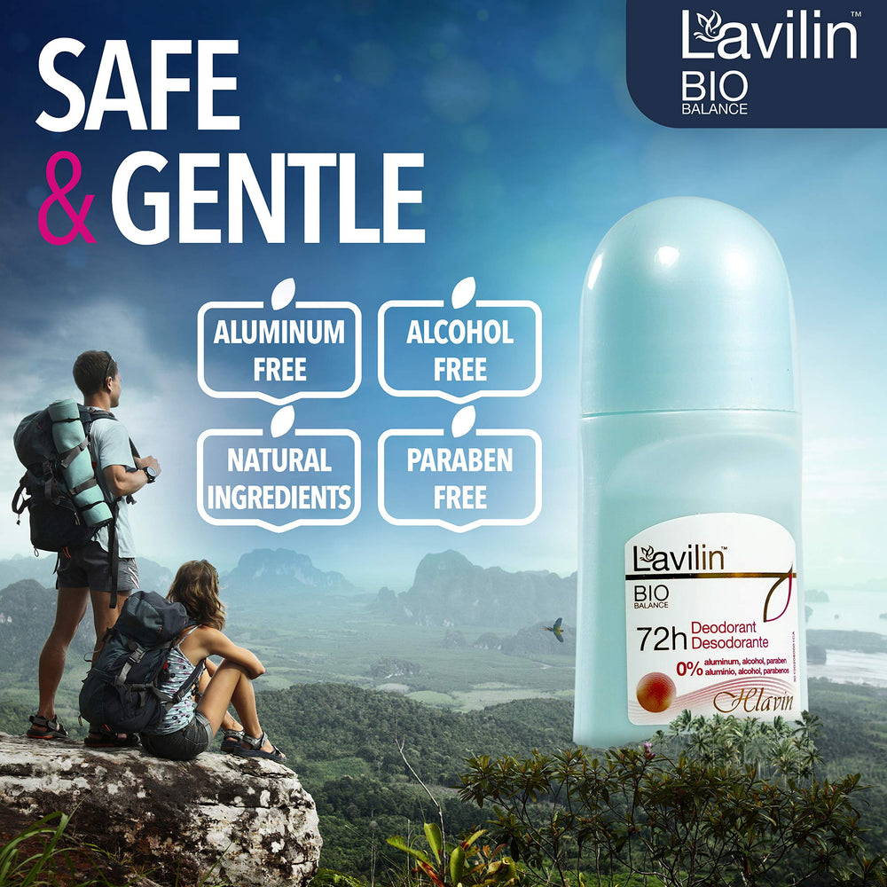 Lavilin Roll-On déodorant – ingrédients naturels, douceur pour peaux sensibles.