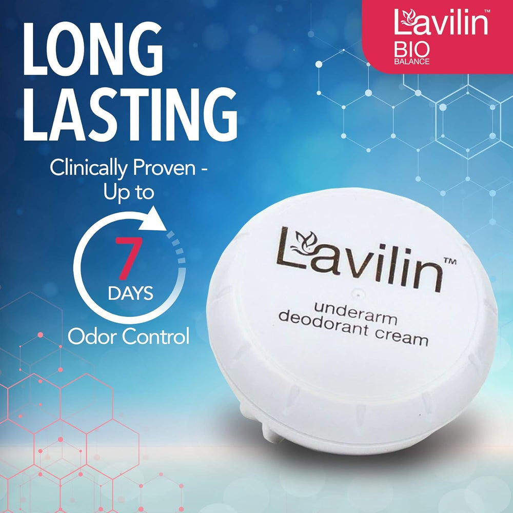 Lavilin travel-size compact ideal for gym or trip.