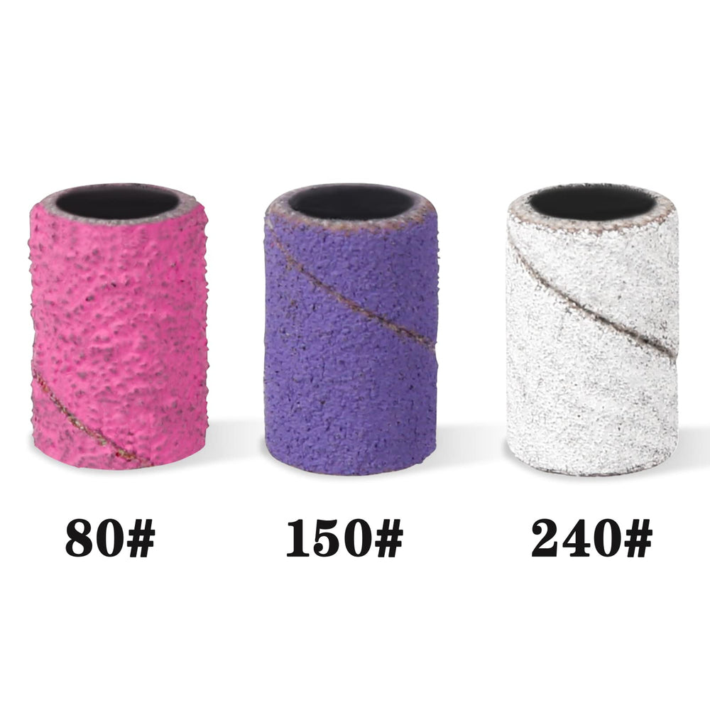 Bandes Lavinda 150 grit pour perceuse à ongles, lissage précis.