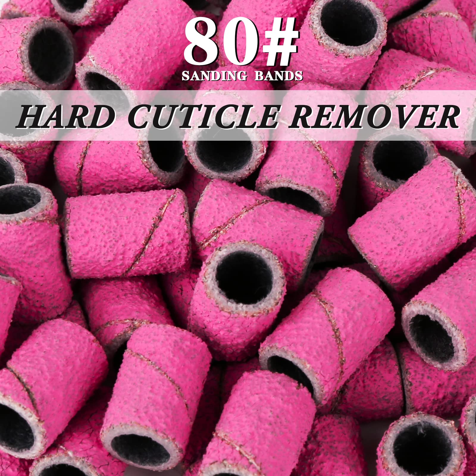 Bandes Lavinda 240 grit pour perceuse à ongles, finition douce.