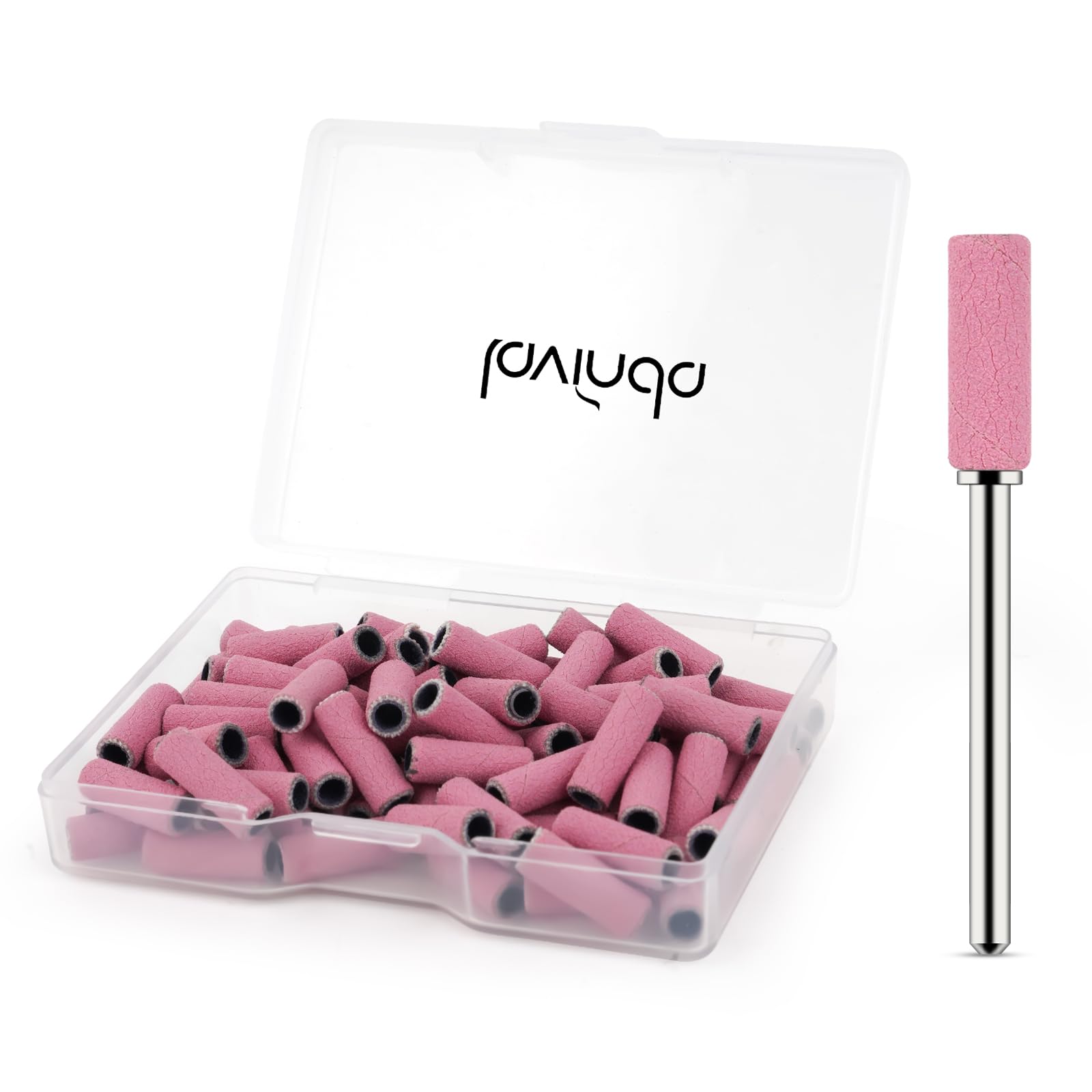 Lavinda bande sablage 80 rose, précision lors du limage des ongles.