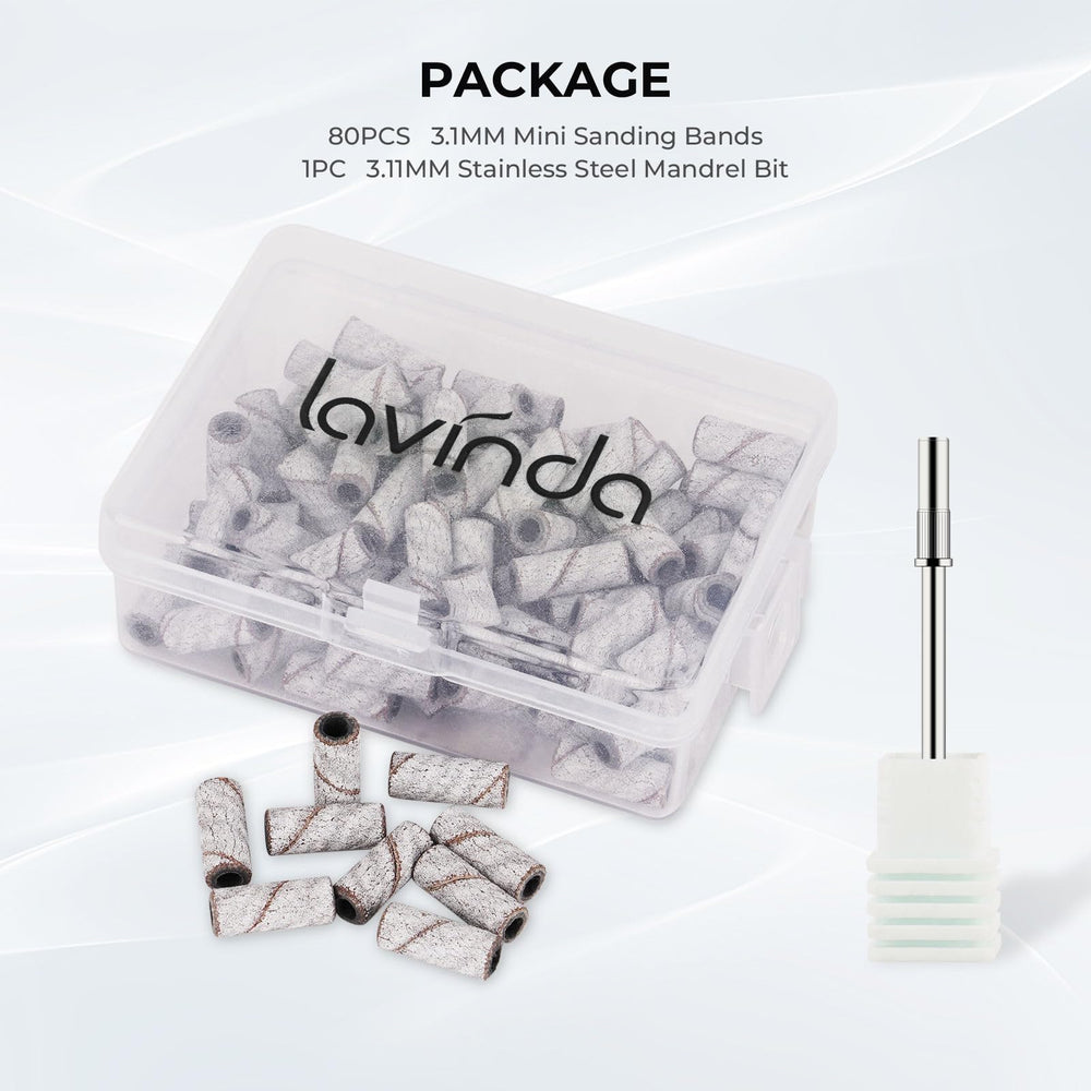Lavinda bandes sablage mini zebre – usage en salon professionnel.
