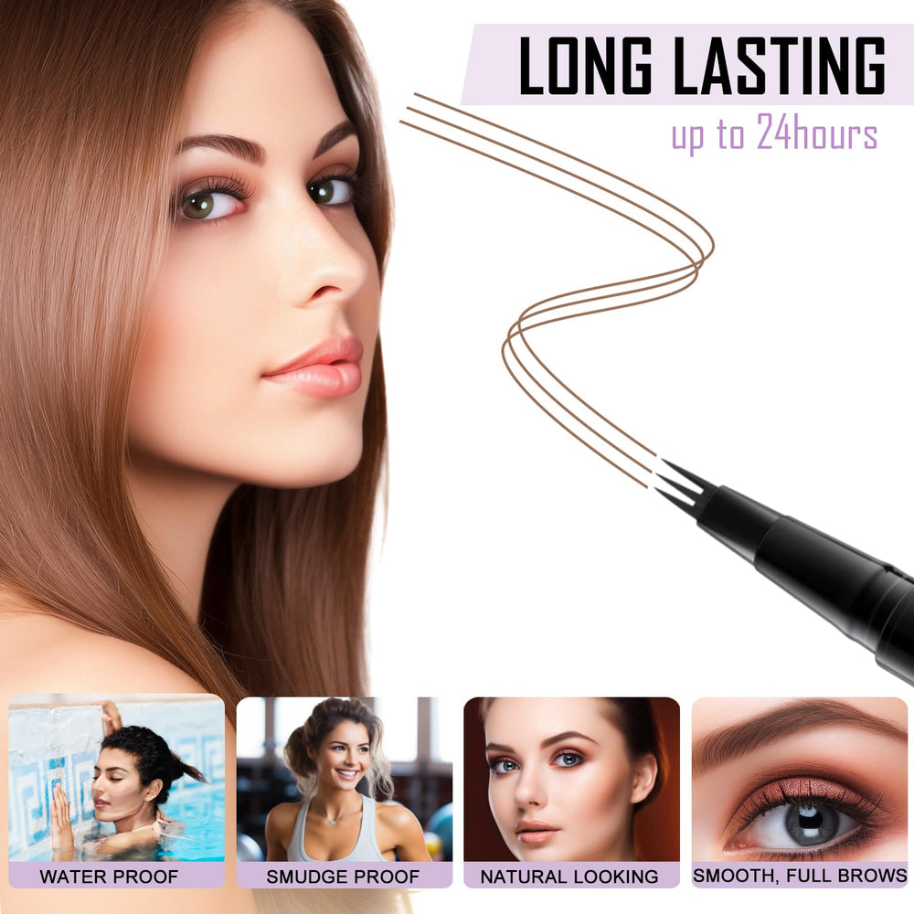 LAVONE Brosse-double-embout permet de coiffer et modeler les sourcils.