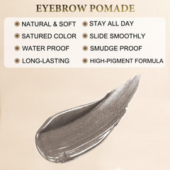Crayon sourcils Lavone gris pour dessiner des poils fins et naturels.