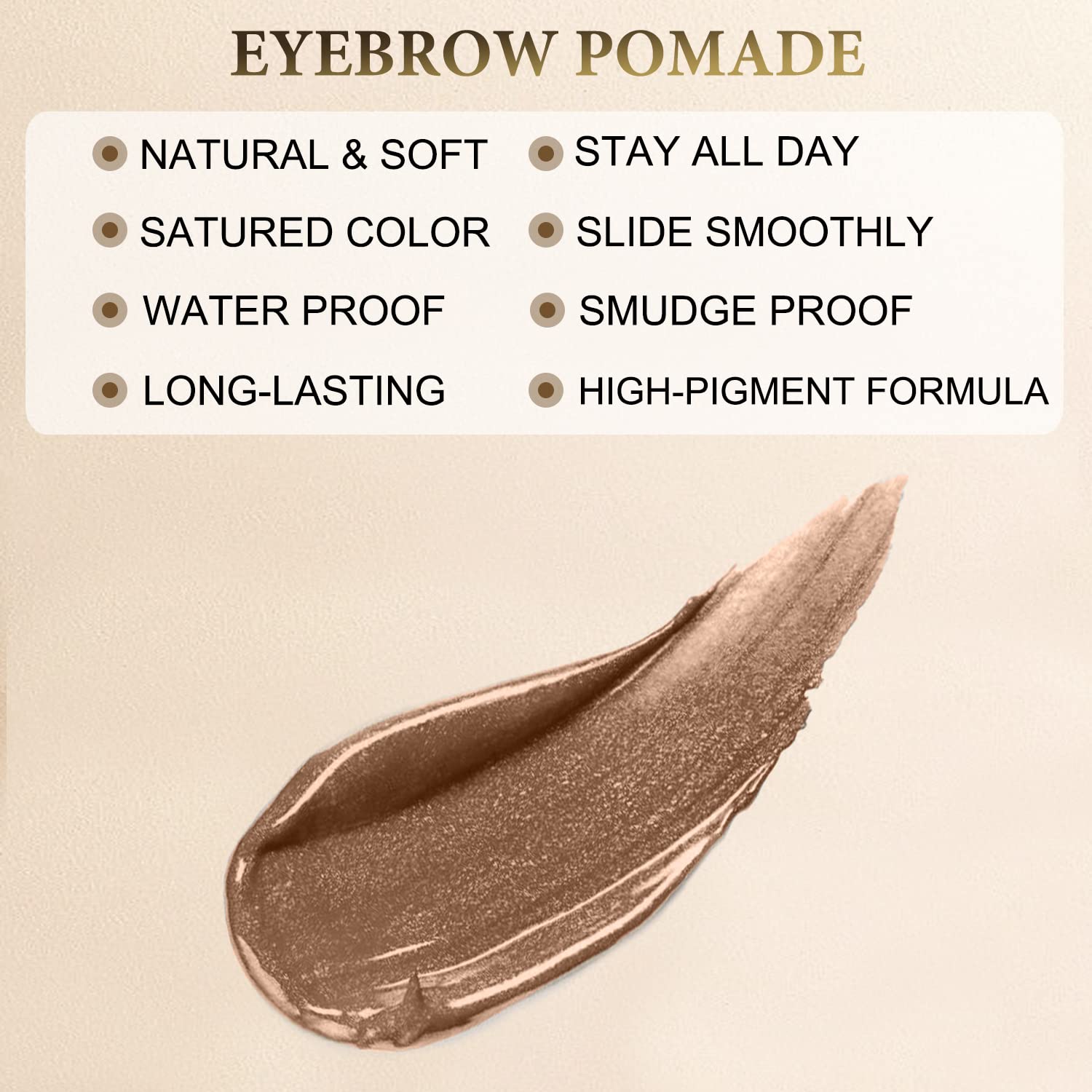 Kit sourcils avec étui zippé pratique en déplacement