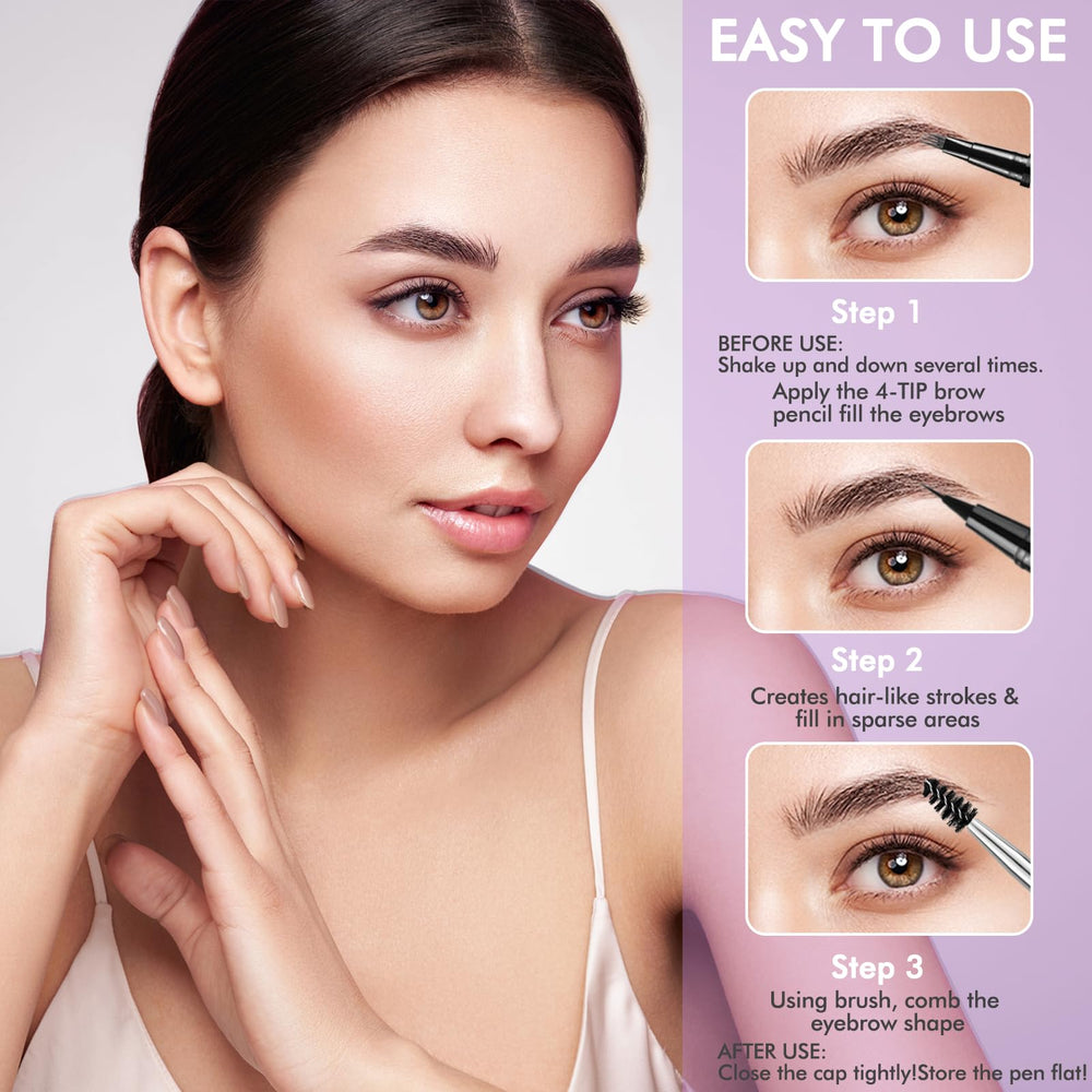 LAVONE Kit-sourcils inclus facilite une routine complète et pratique.