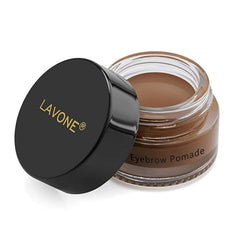 Sourcils imperméables dessinés avec la pomade LAVONE pour une tenue longue durée