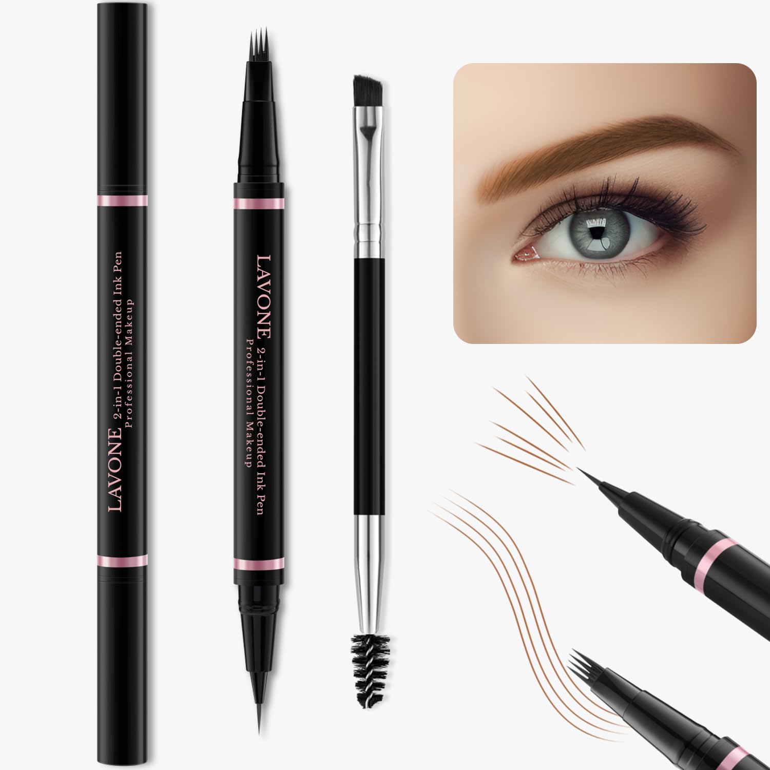 Pomade sourcils brun clair fixant durablement les poils