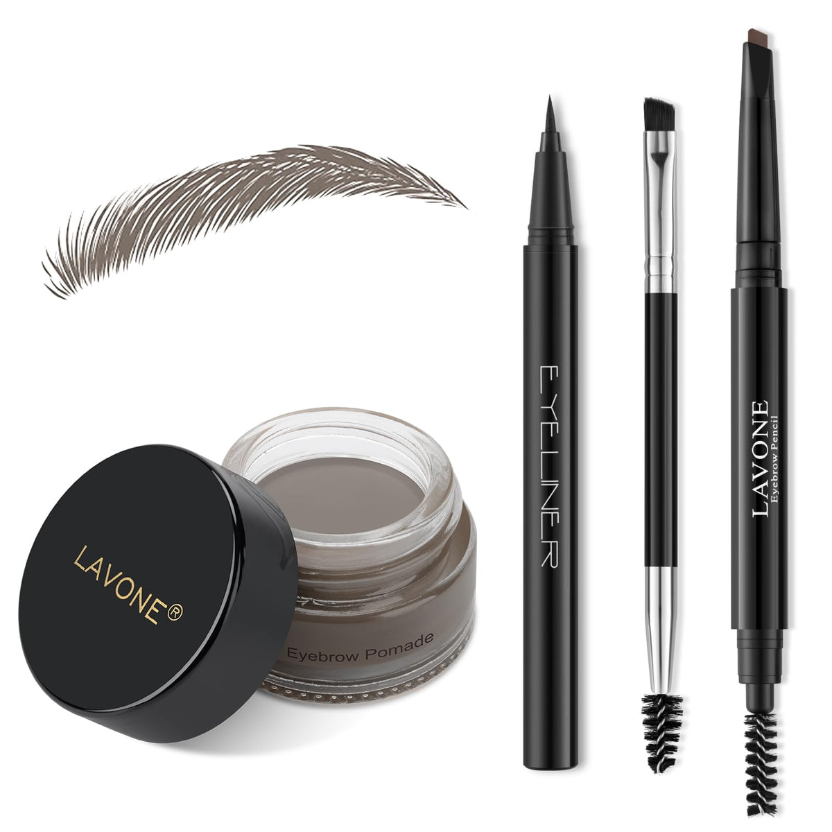 Tampon sourcils Lavone pour un regard précis et naturel.