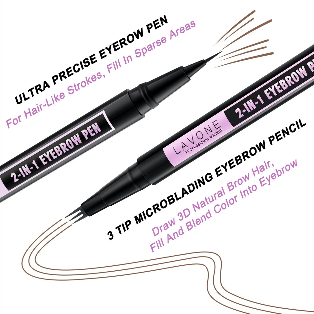 LAVONE Stylo-sourcils precis-ultra offre des traits nets et definis.